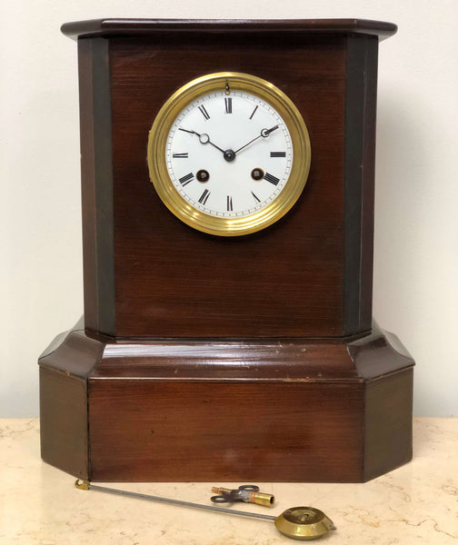 Antique Japy Freres Eils 1855 Bell Chime Mantel Clock | eXibit collection