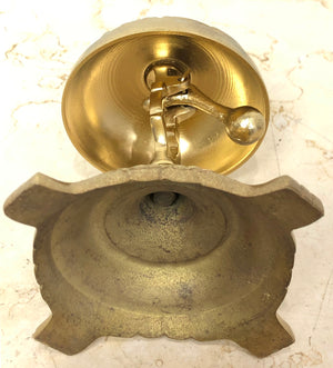Vintage BRASS Hotel Shop Counter Desk Service Bell | Adelaide Clocks