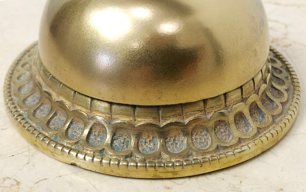 Antique WILSONS Brass Hotel Shop Counter Desk Service Bell | Adelaide Clocks