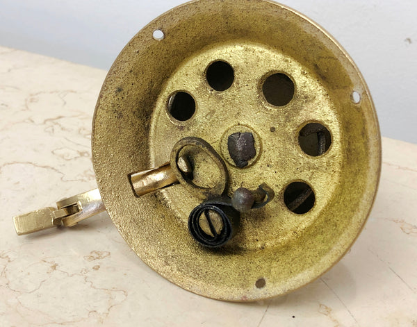 Antique BRASS Shop Service Call Screw Mount Bell | eXibit collection