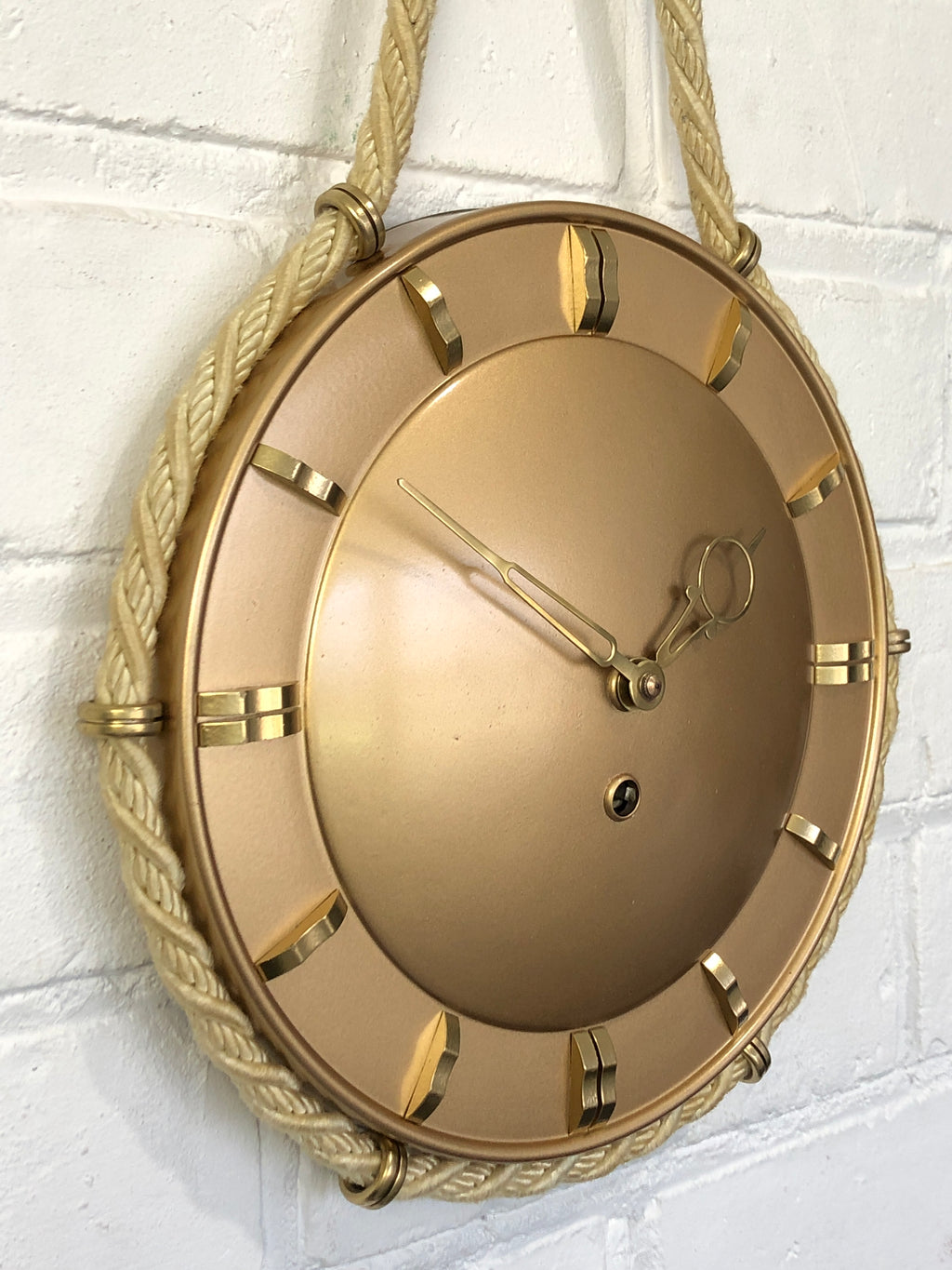 Vintage SCHATZ Maritime Ship Rope Wall Clock | eXibit collection