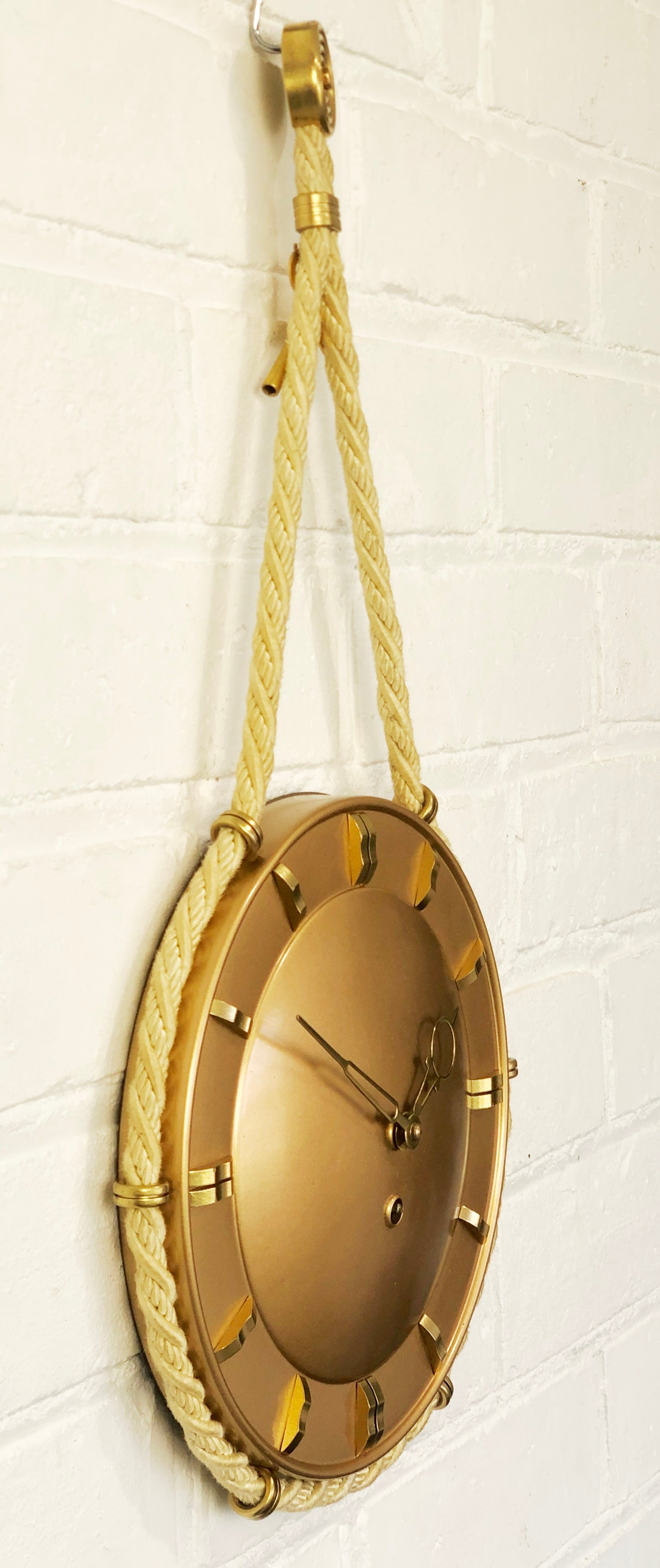 Vintage SCHATZ Maritime Ship Rope Wall Clock | eXibit collection