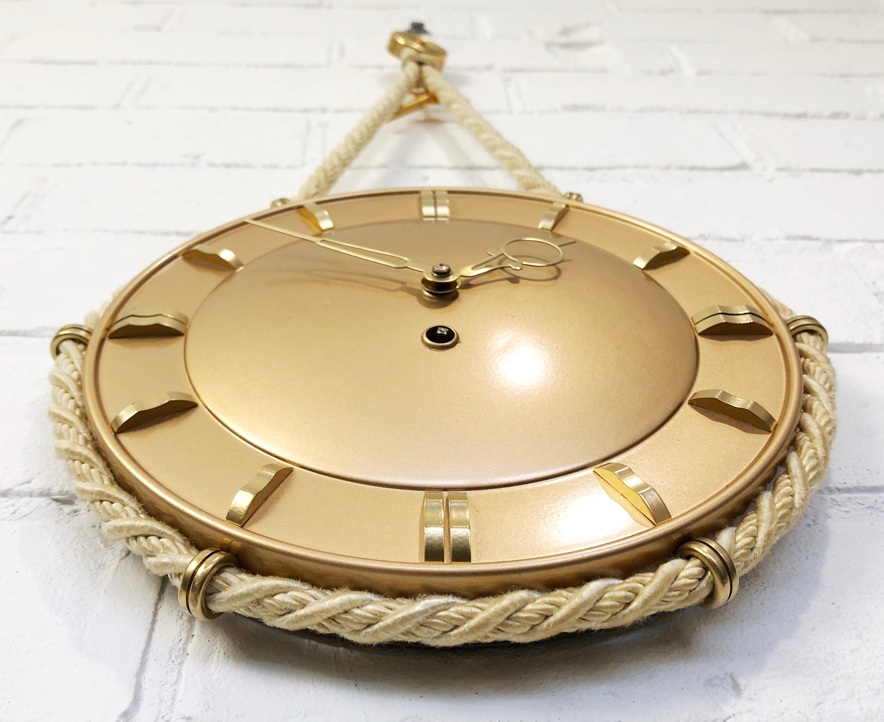 Vintage SCHATZ Maritime Ship Rope Wall Clock | eXibit collection