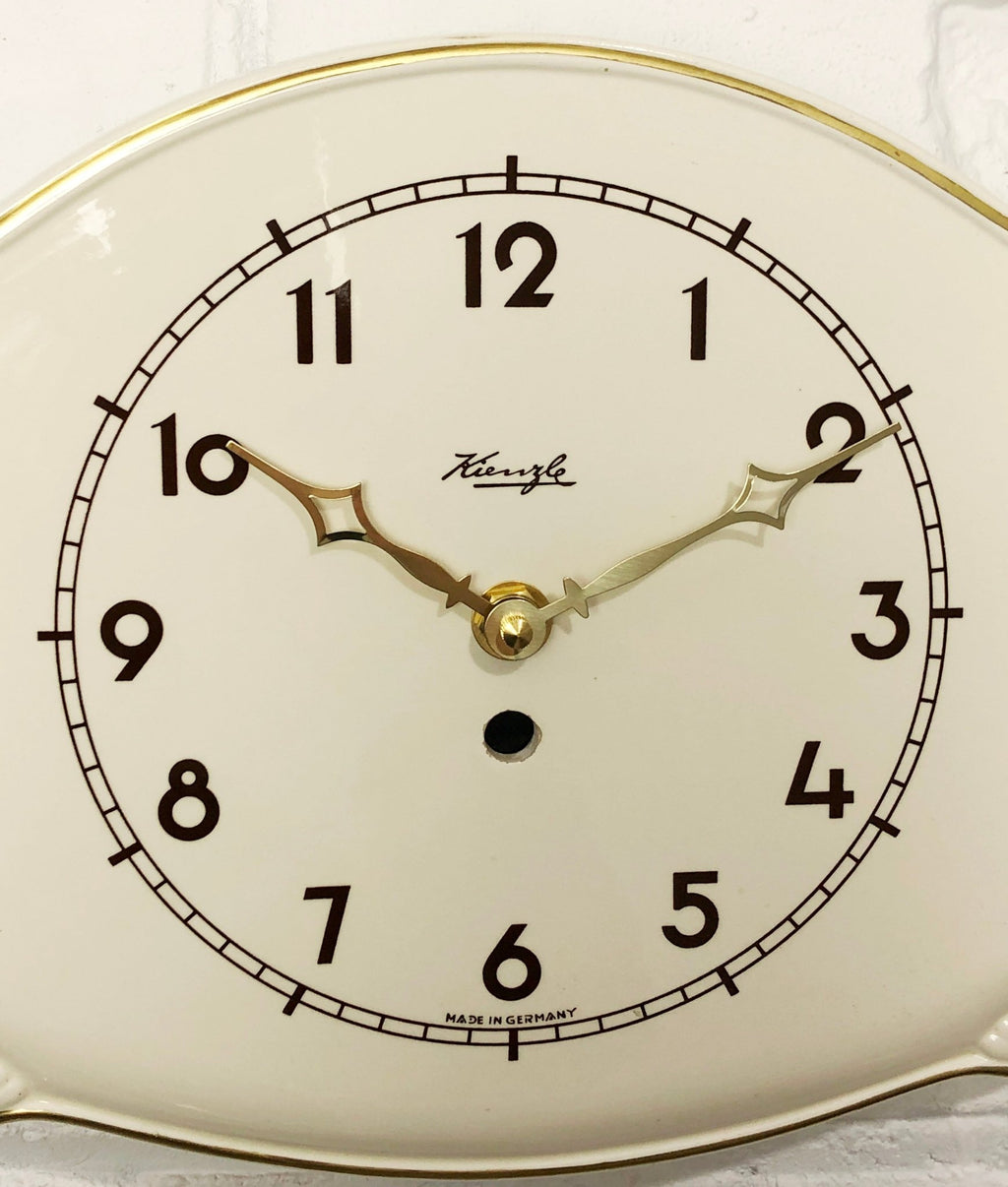 Vintage KIENZLE Ceramic Quartz Kitchen Wall Clock | eXibit collection