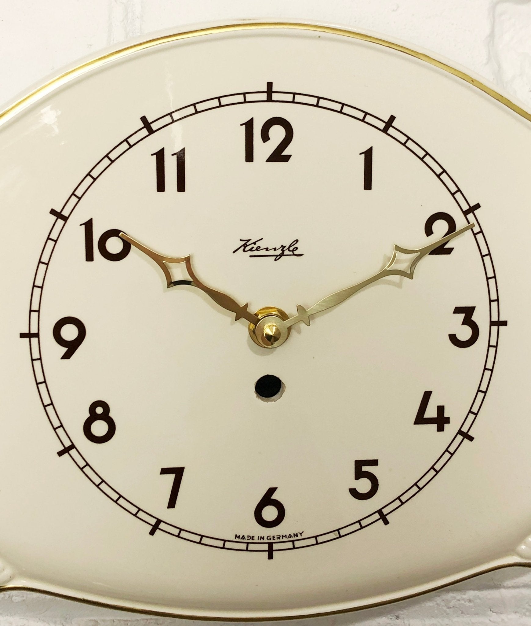 Vintage KIENZLE Ceramic Quartz Kitchen Wall Clock | eXibit collection