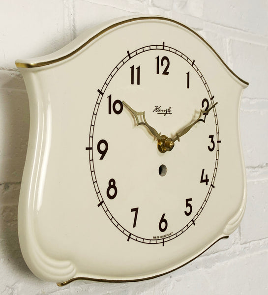 Vintage KIENZLE Ceramic Quartz Kitchen Wall Clock | eXibit collection