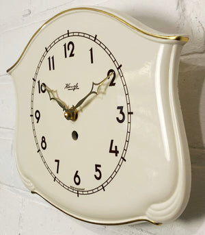 Vintage KIENZLE Ceramic Quartz Kitchen Wall Clock | eXibit collection