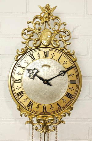 Vintage Tempus Fugit BIM BAM Chime Wall Clock | eXibit collection