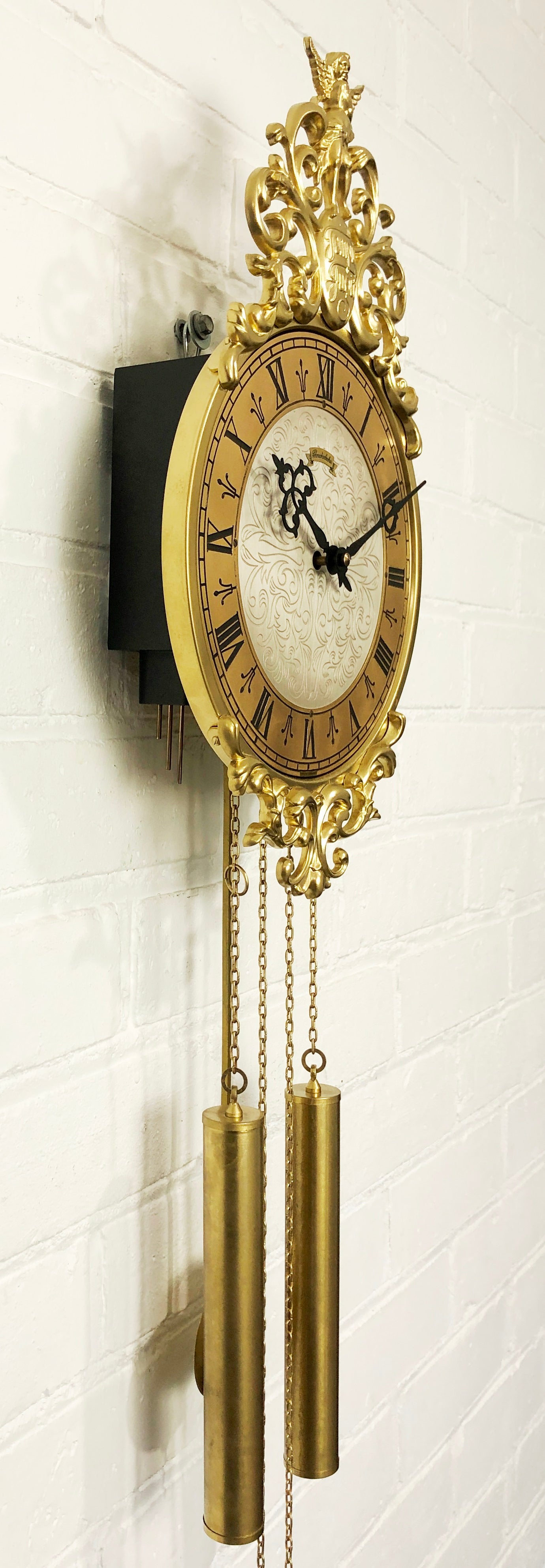 Vintage Tempus Fugit BIM BAM Chime Wall Clock | eXibit collection