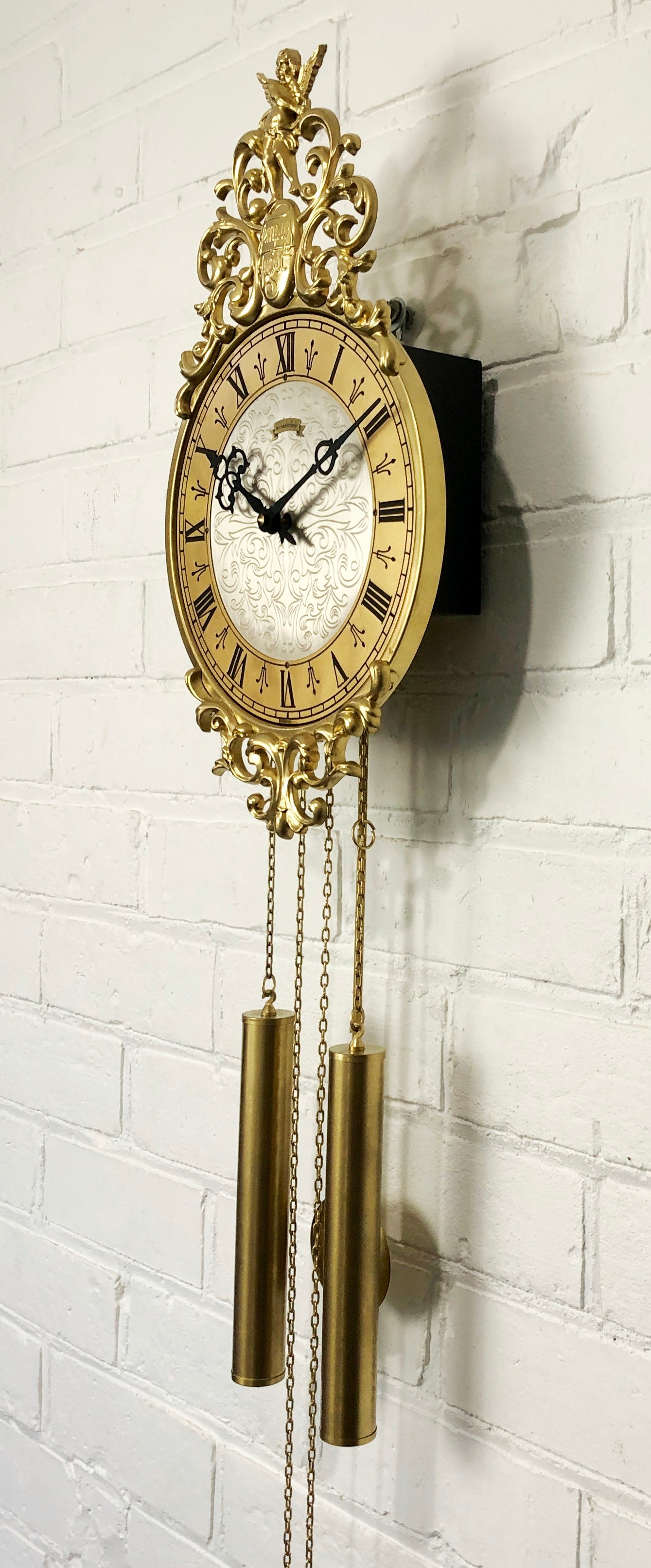 Vintage Tempus Fugit BIM BAM Chime Wall Clock | eXibit collection