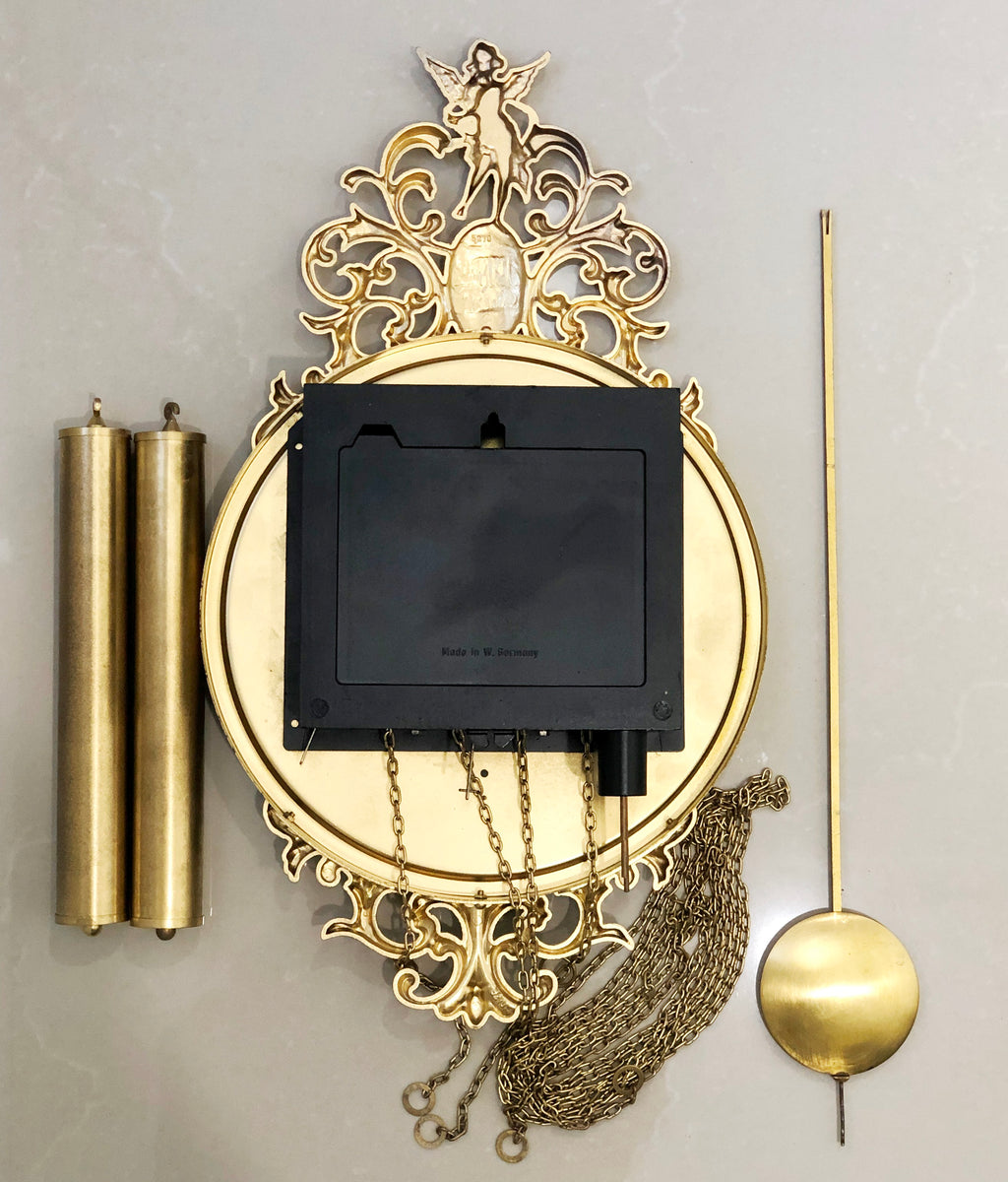 Vintage Tempus Fugit BIM BAM Chime Wall Clock | eXibit collection