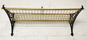 Vintage NSWR Cast Iron and Brass Railway Luggage Rack | eXibit collection