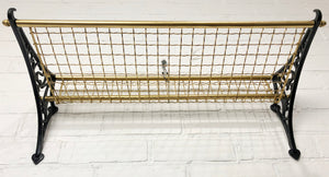 Vintage NSWR Cast Iron and Brass Railway Luggage Rack | eXibit collection