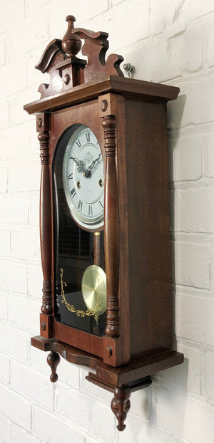 Vintage 31 Day NATIONWIDE Pendulum Chime Wal Clock | eXibit collection