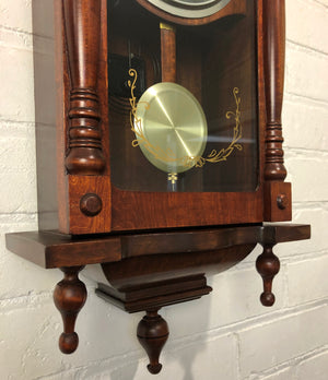 Vintage 31 Day NATIONWIDE Pendulum Chime Wal Clock | eXibit collection