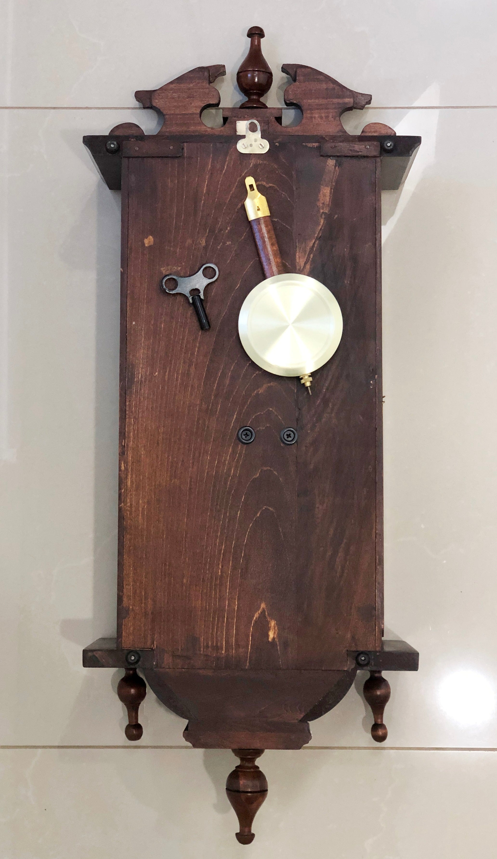 Vintage 31 Day NATIONWIDE Pendulum Chime Wal Clock | eXibit collection