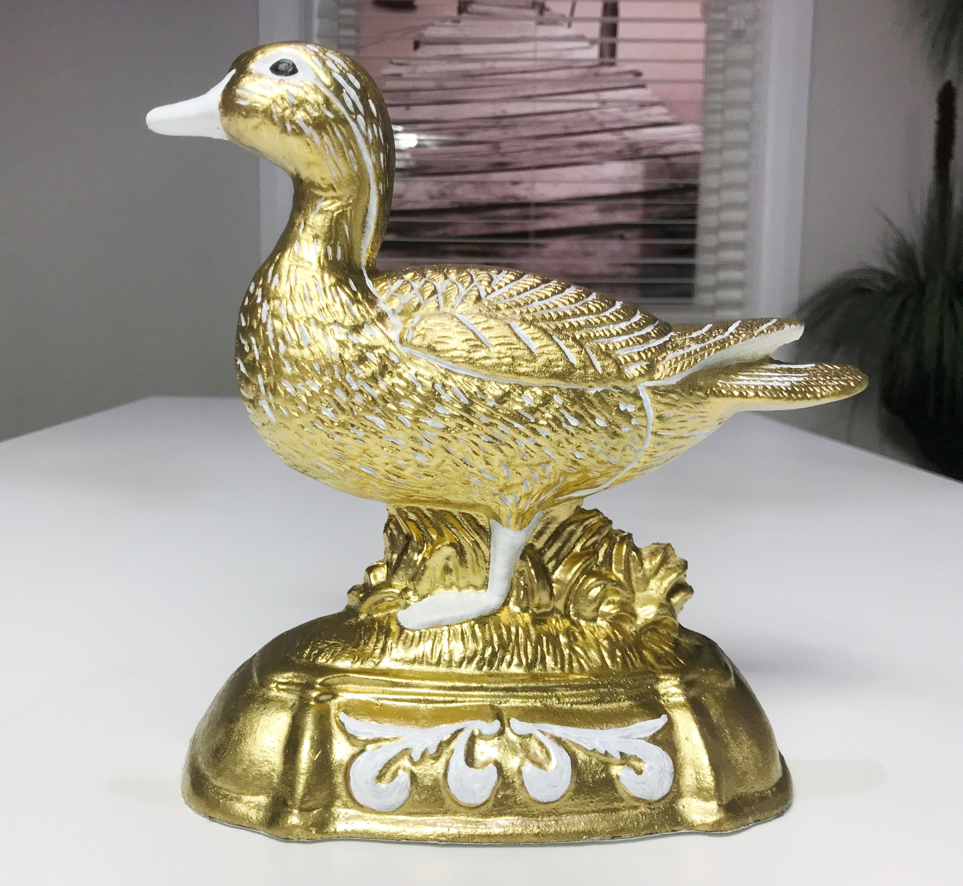 Vintage Cast Iron Duck Doorstop | Adelaide Clocks
