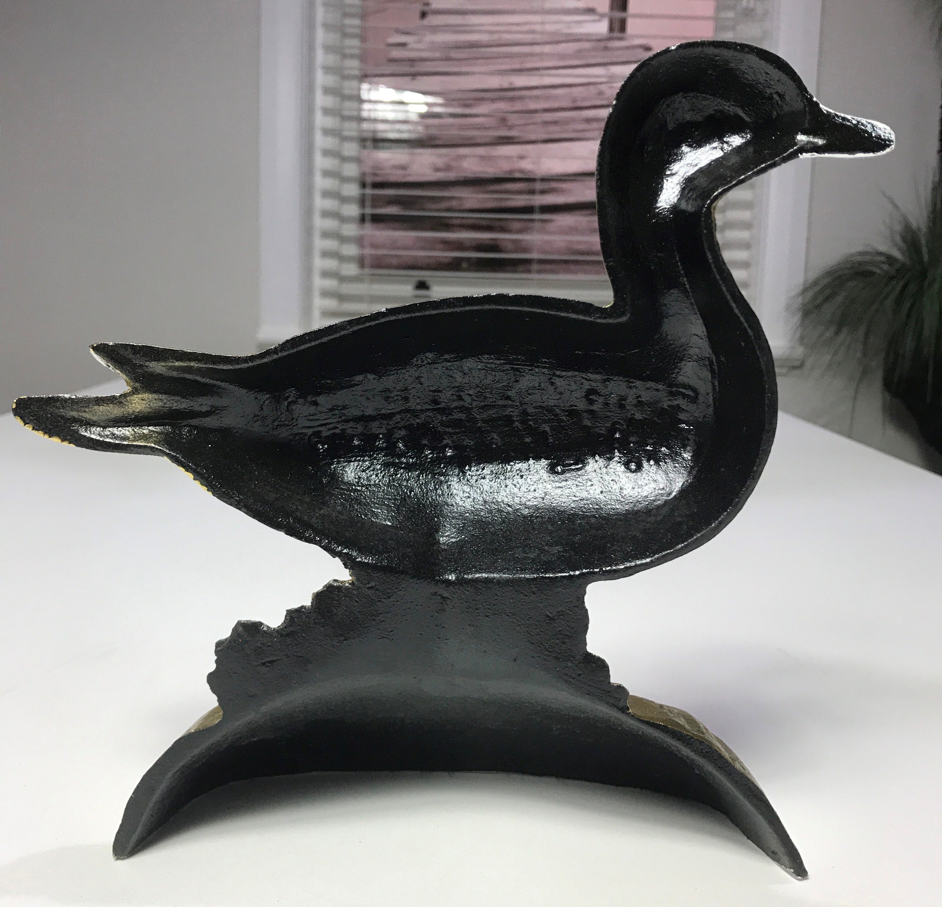 Vintage Cast Iron Duck Doorstop | Adelaide Clocks