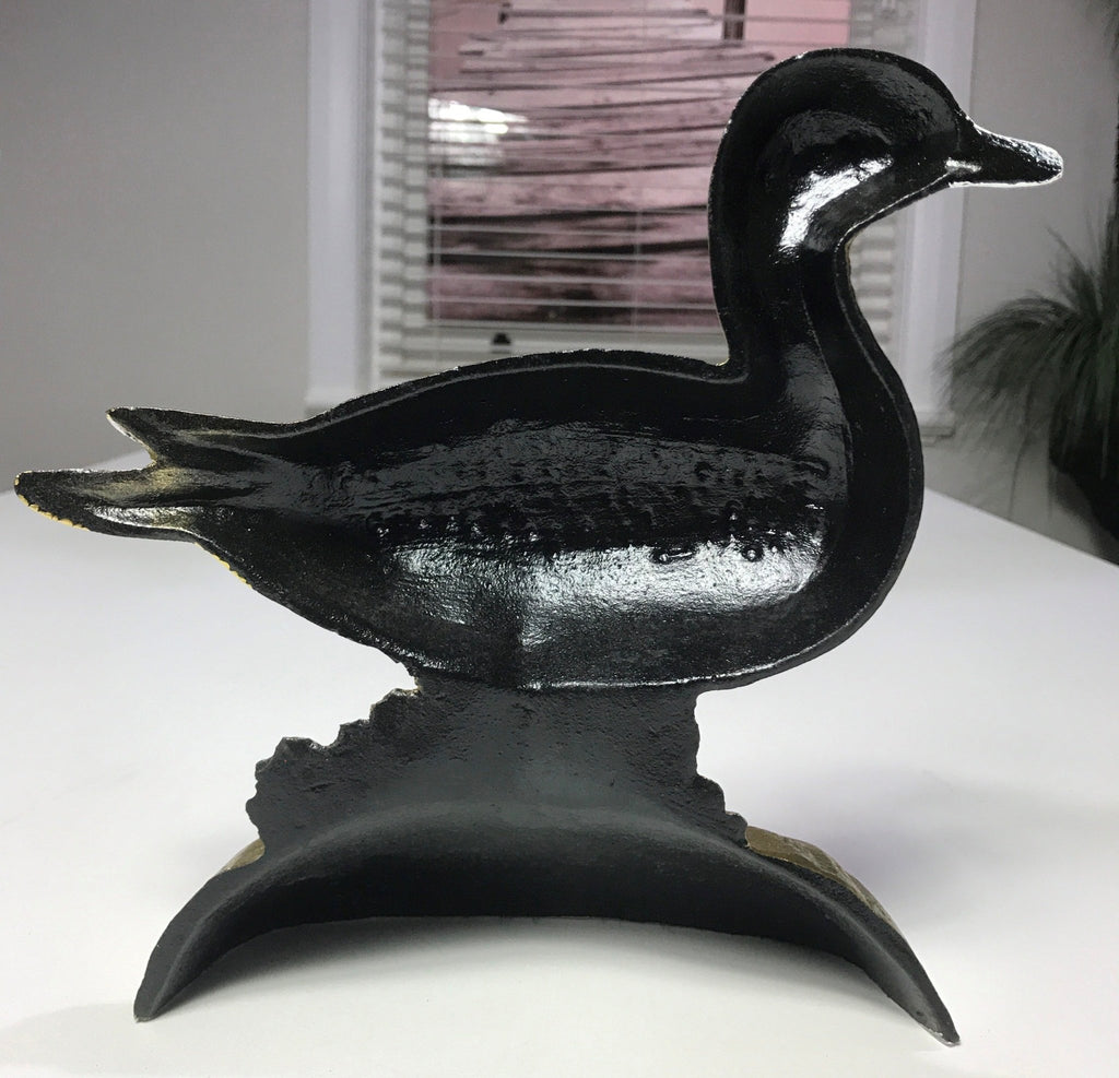 Vintage Cast Iron Duck Doorstop | Adelaide Clocks