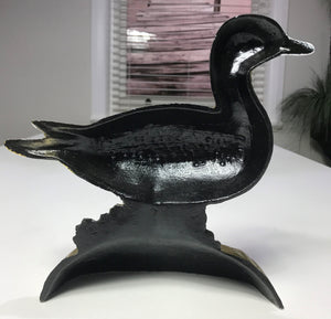 Vintage Cast Iron Duck Doorstop | Adelaide Clocks