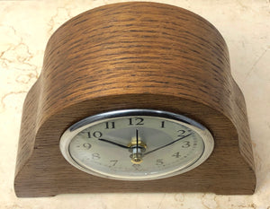 Vintage Enfield Art Deco Battery Mantel Clock | eXibit collection