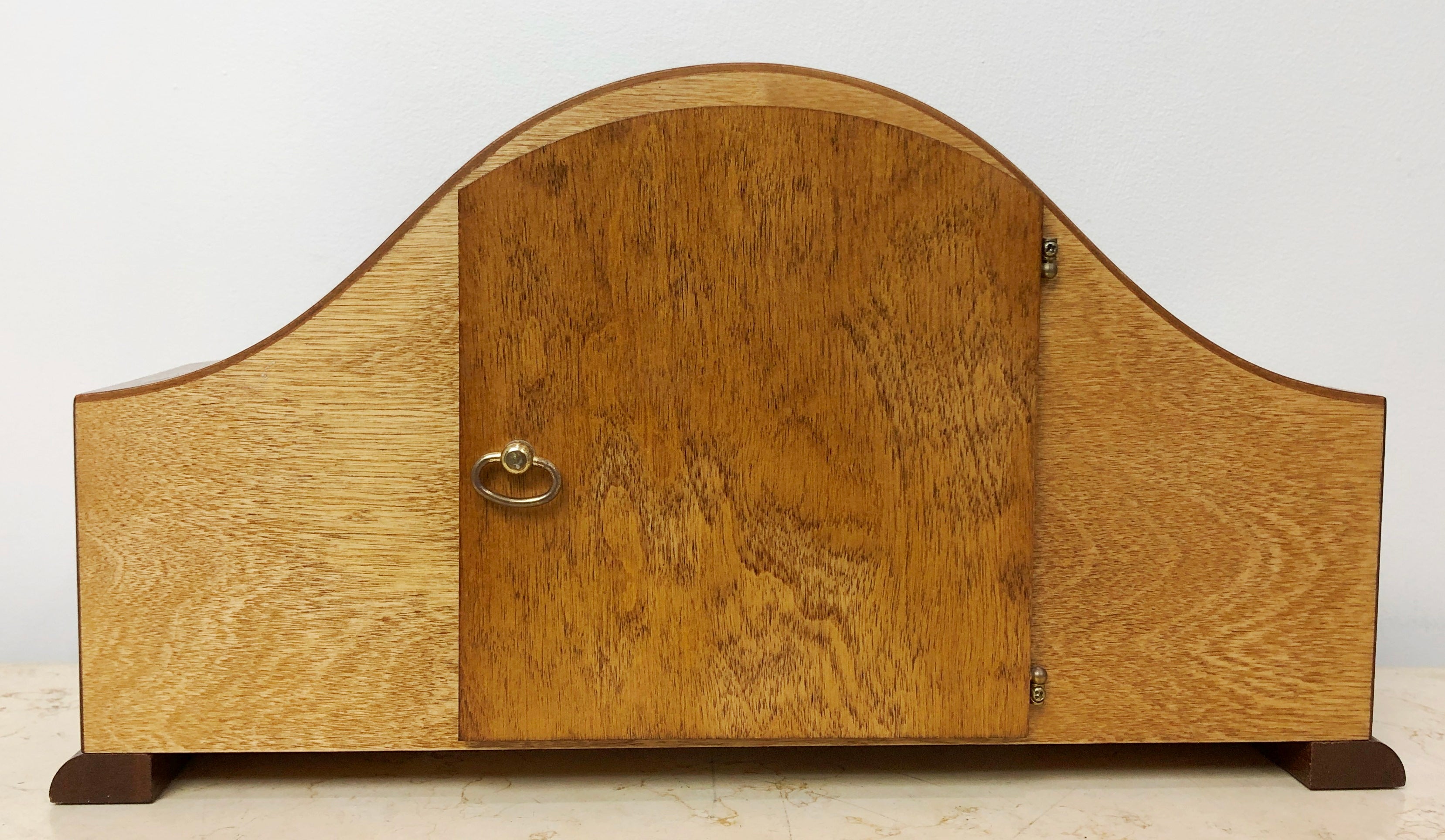 Vintage Franz Hermle Westminster Battery Mantel Clock | eXibit collection