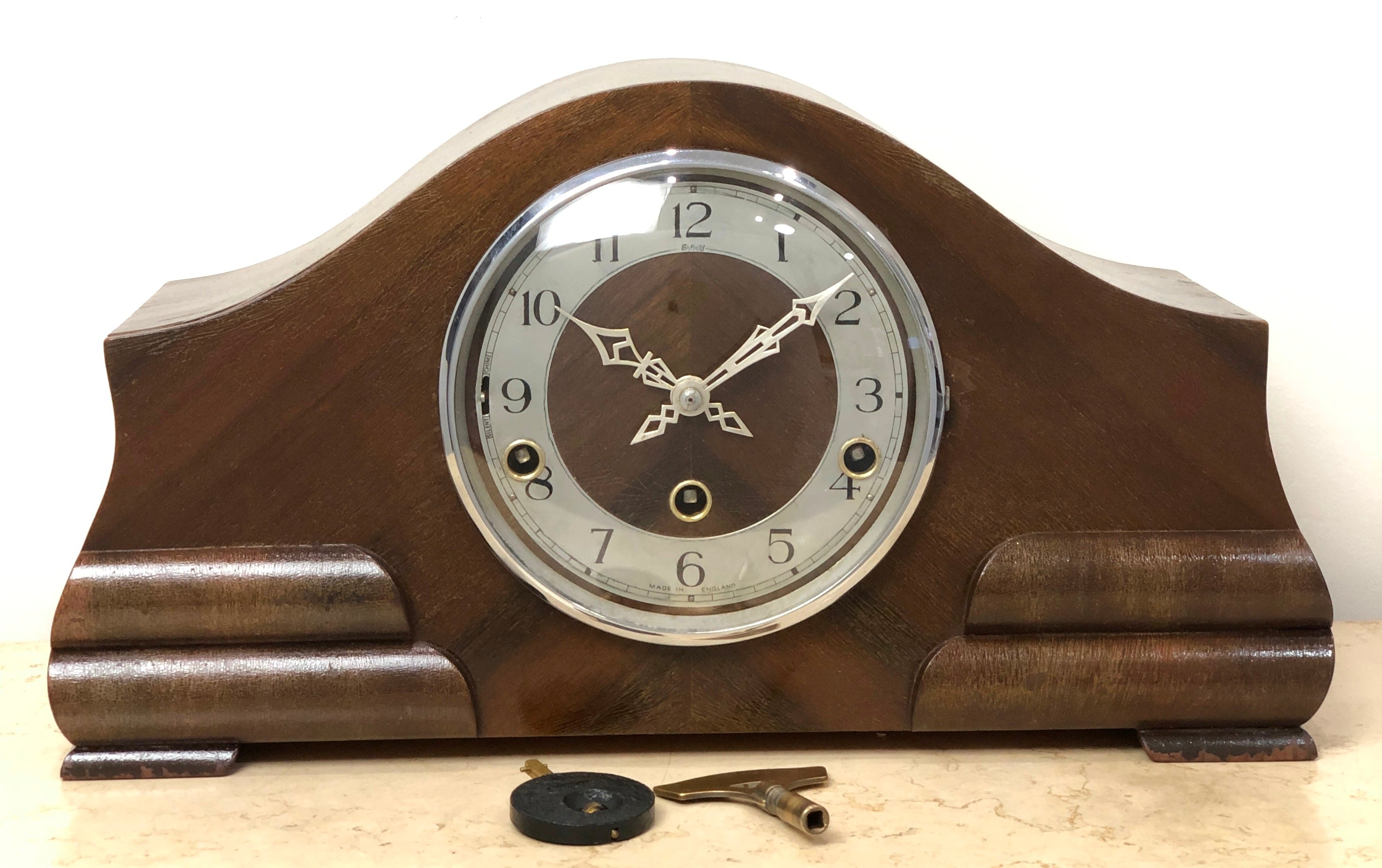 Vintage Enfield Westminster Chime Mantel Clock | eXibit collection