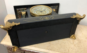 Antique Welch Hammer on Coil Chime Pendulum Mantel Clock  | eXibit collection