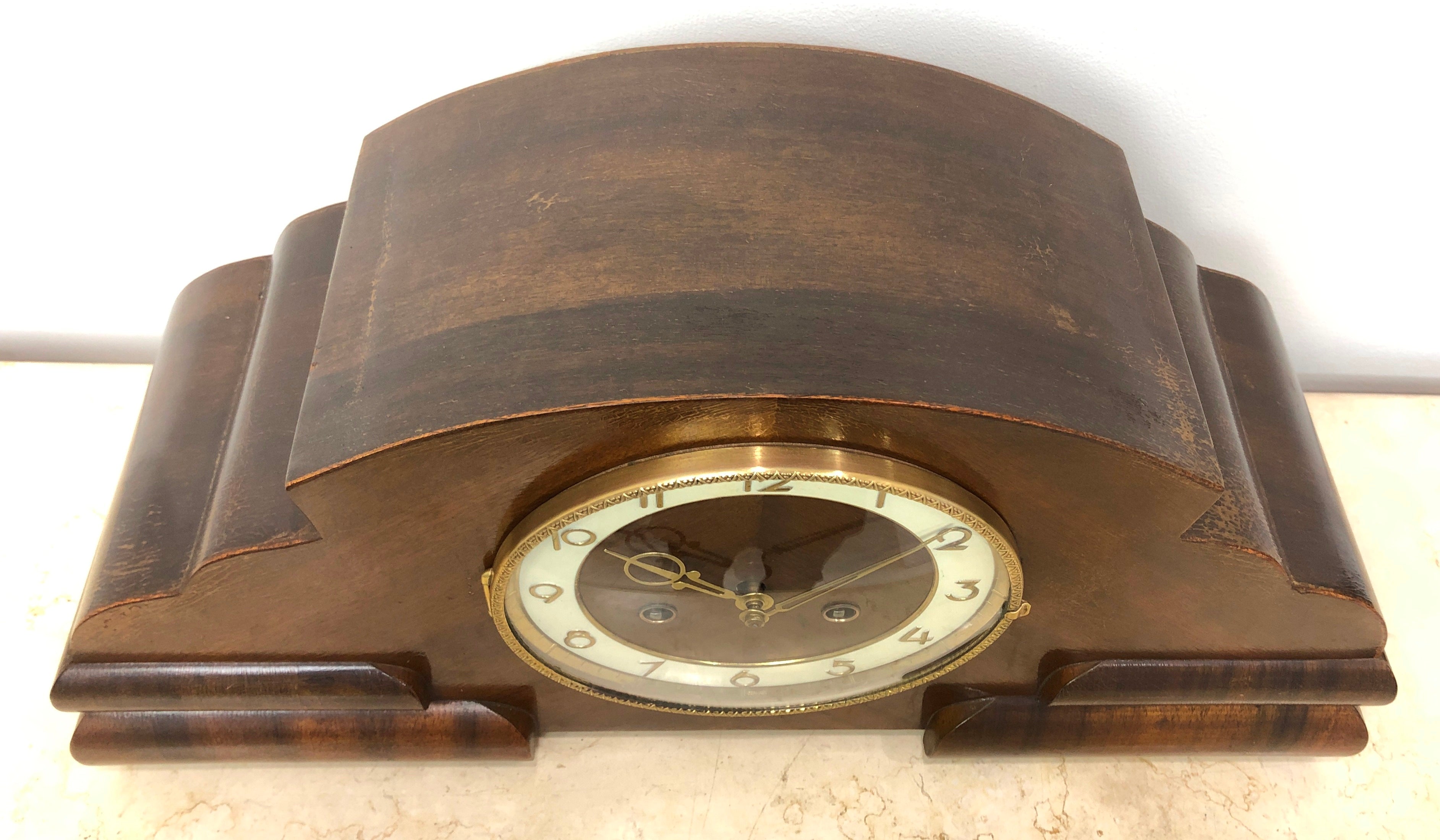 Vintage Juba Hammer Chime Mantel Clock | eXibit collection