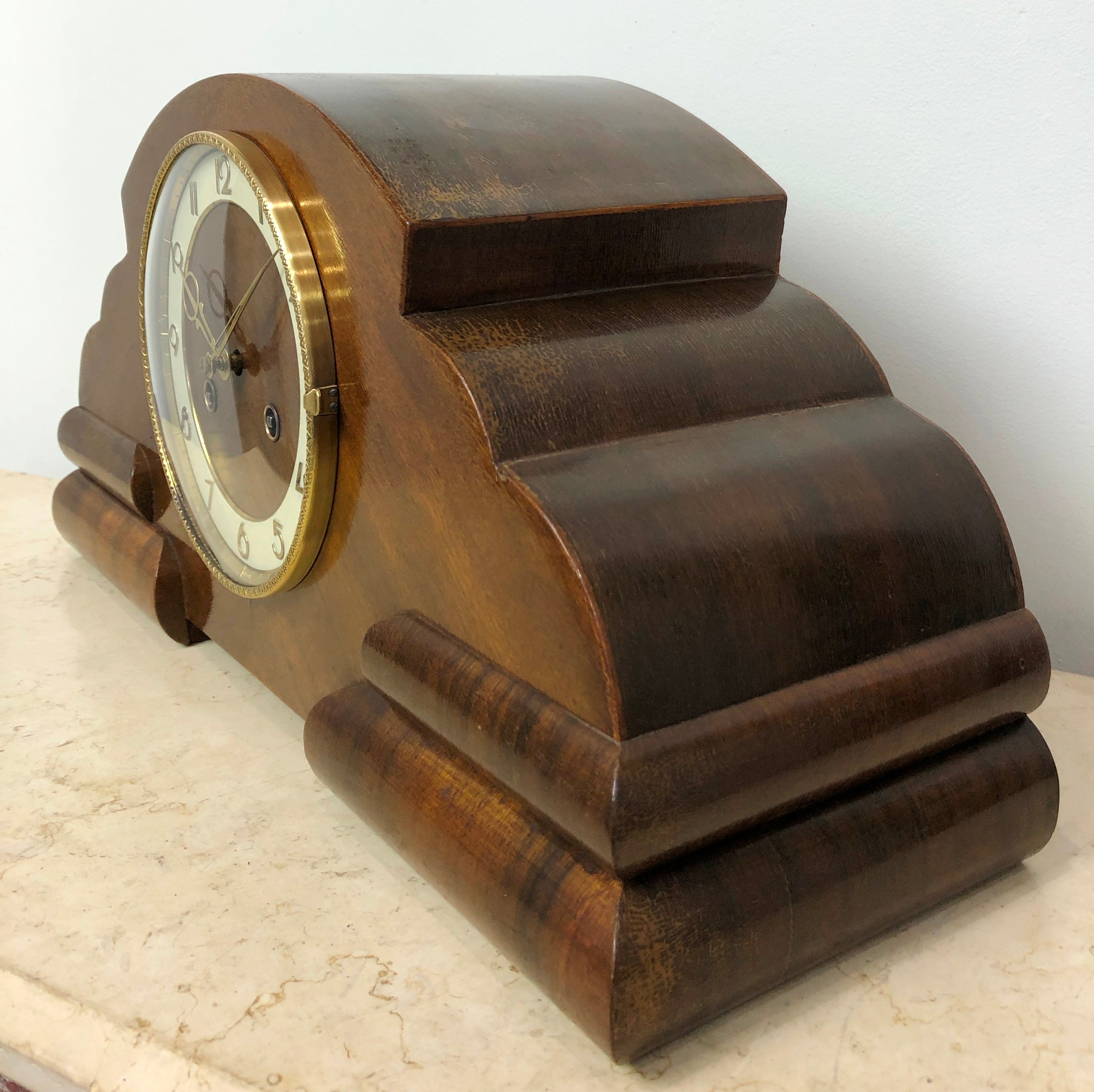 Vintage Juba Hammer Chime Mantel Clock | eXibit collection