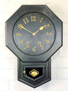 Antique NEW HAVEN Octagon Wall Clock | eXibit collection