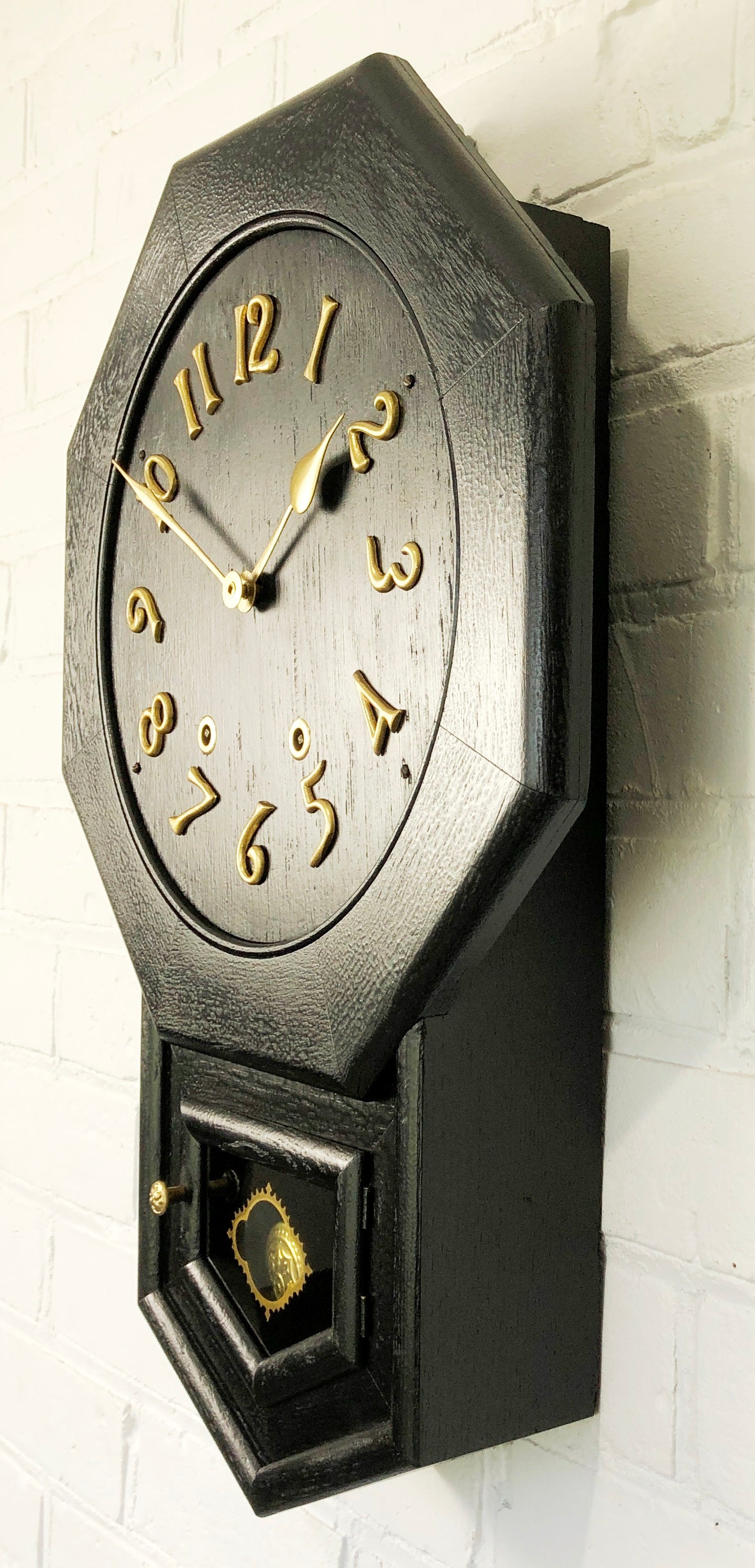 Antique NEW HAVEN Octagon Wall Clock | eXibit collection