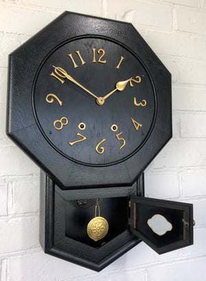 Antique NEW HAVEN Octagon Wall Clock | eXibit collection