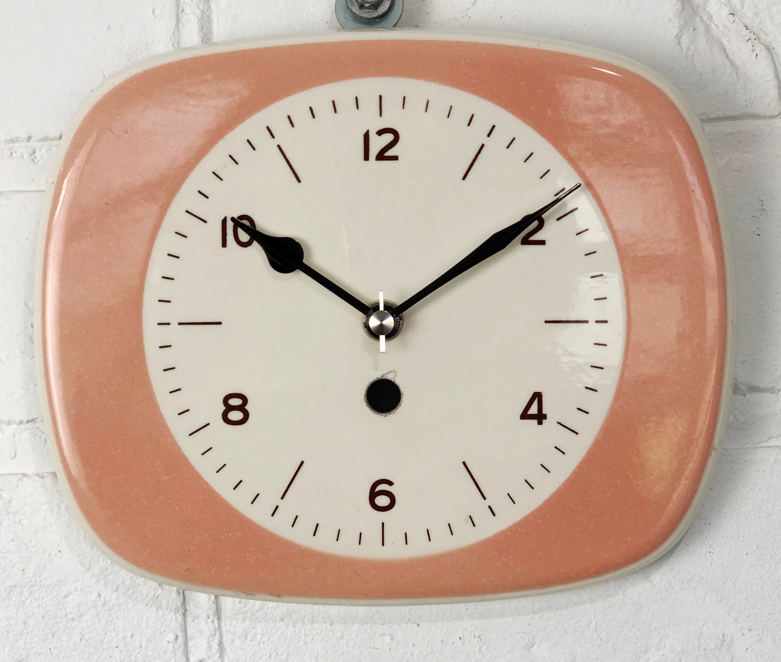 Original Vintage Ceramic Kitchen Wall Clock | eXibit collection