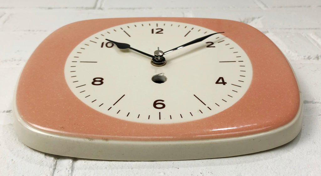 Original Vintage Ceramic Kitchen Wall Clock | eXibit collection
