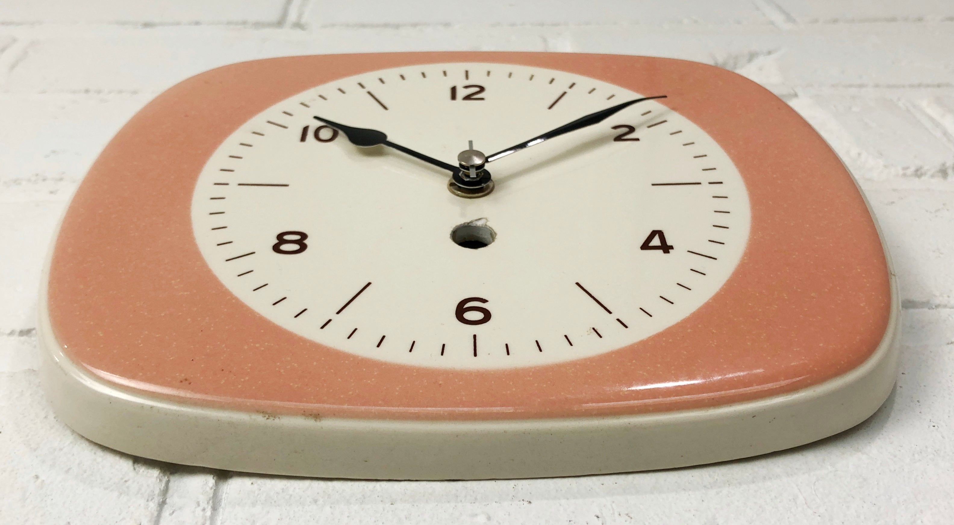 Original Vintage Ceramic Kitchen Wall Clock | eXibit collection