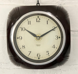 Original Smiths Sectric Bakelite Kitchen Wall Clock | eXibit collection