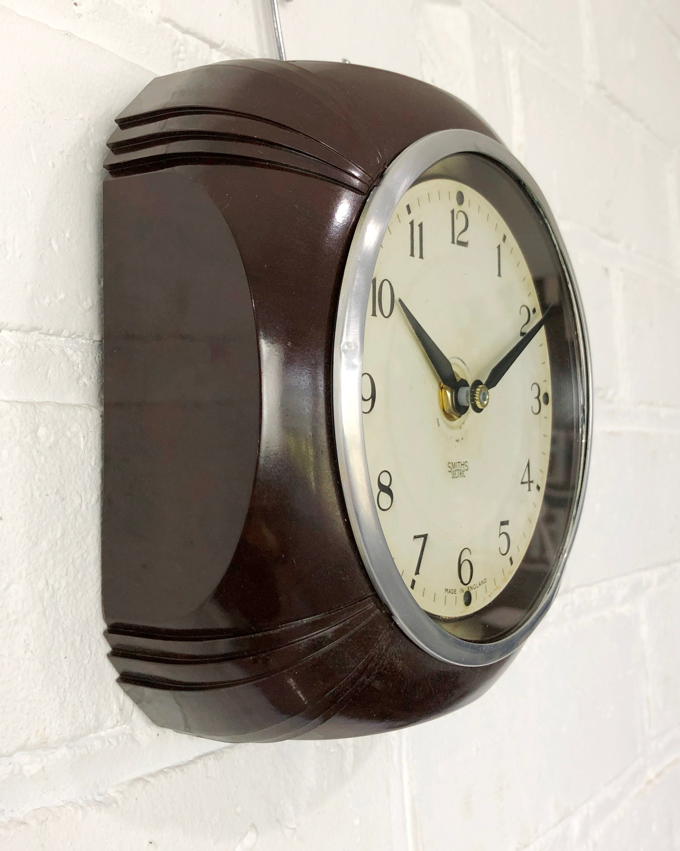 Original Smiths Sectric Bakelite Kitchen Wall Clock | Adelaide Clocks