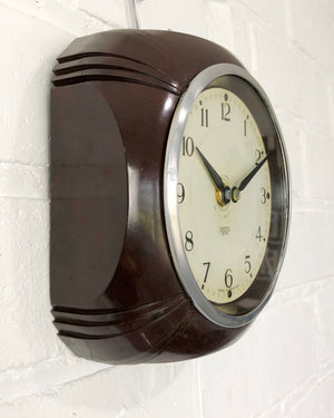 Original Smiths Sectric Bakelite Kitchen Wall Clock | eXibit collection