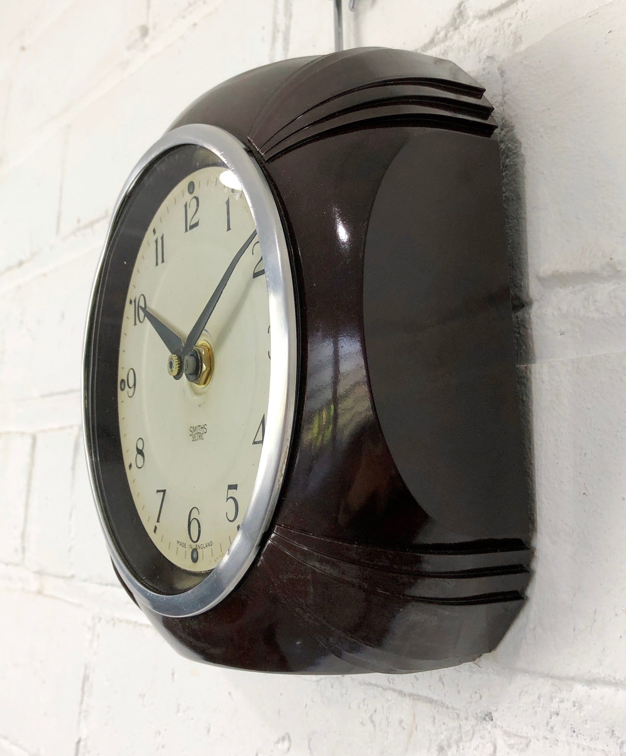 Original Smiths Sectric Bakelite Kitchen Wall Clock | Adelaide Clocks
