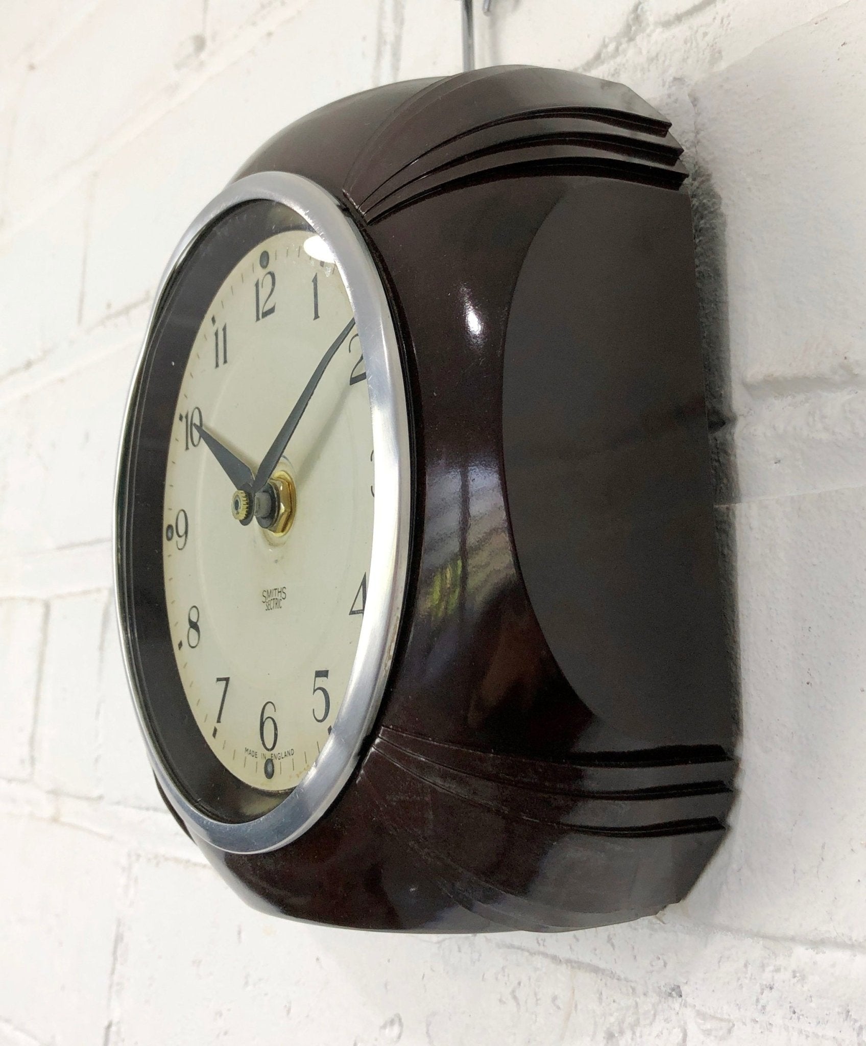 Original Smiths Sectric Bakelite Kitchen Wall Clock | Adelaide Clocks
