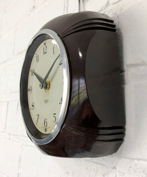 Original Smiths Sectric Bakelite Kitchen Wall Clock | eXibit collection