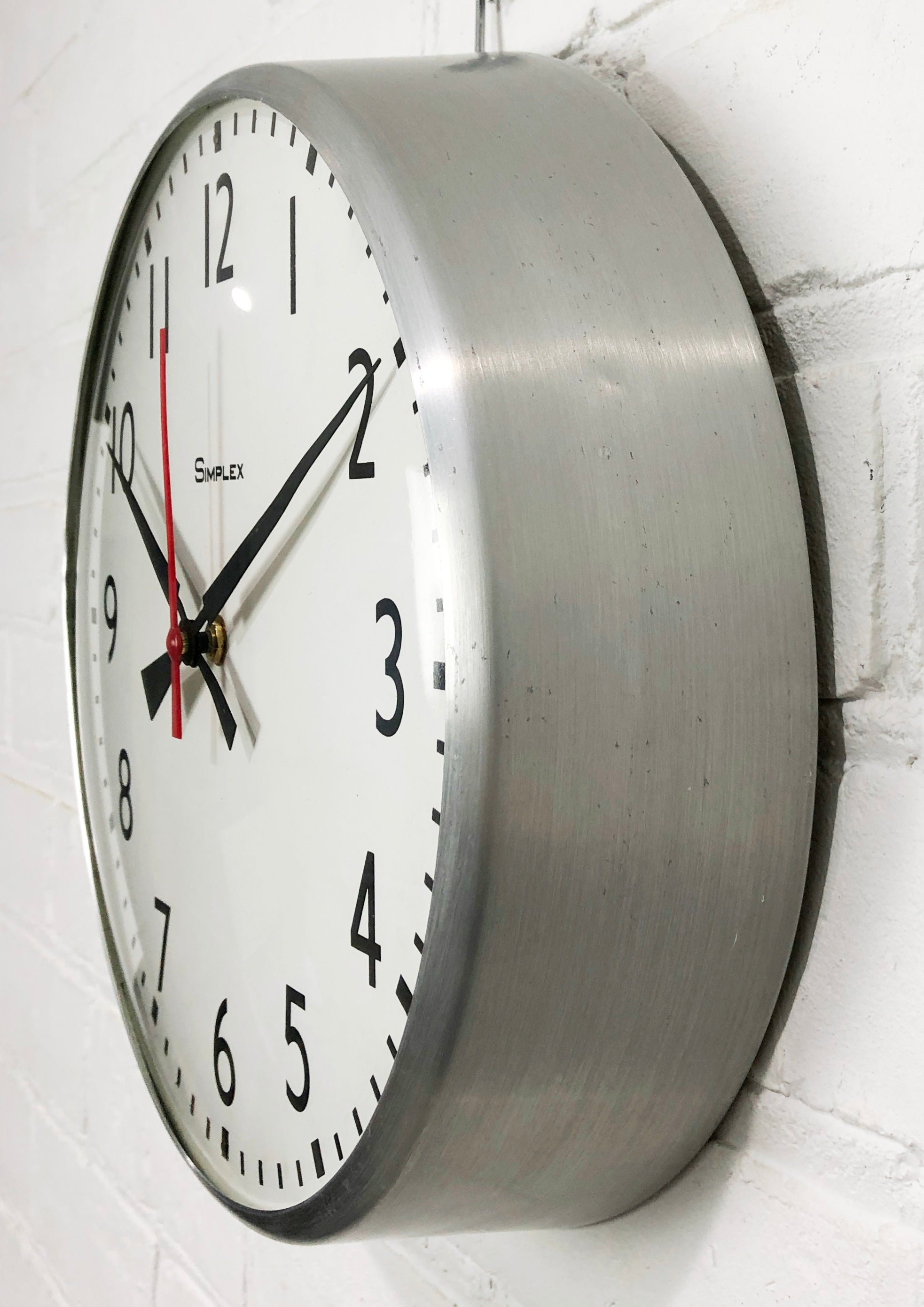 Vintage SIMPLEX Battery Wall School Clock | Adelaide Clocks