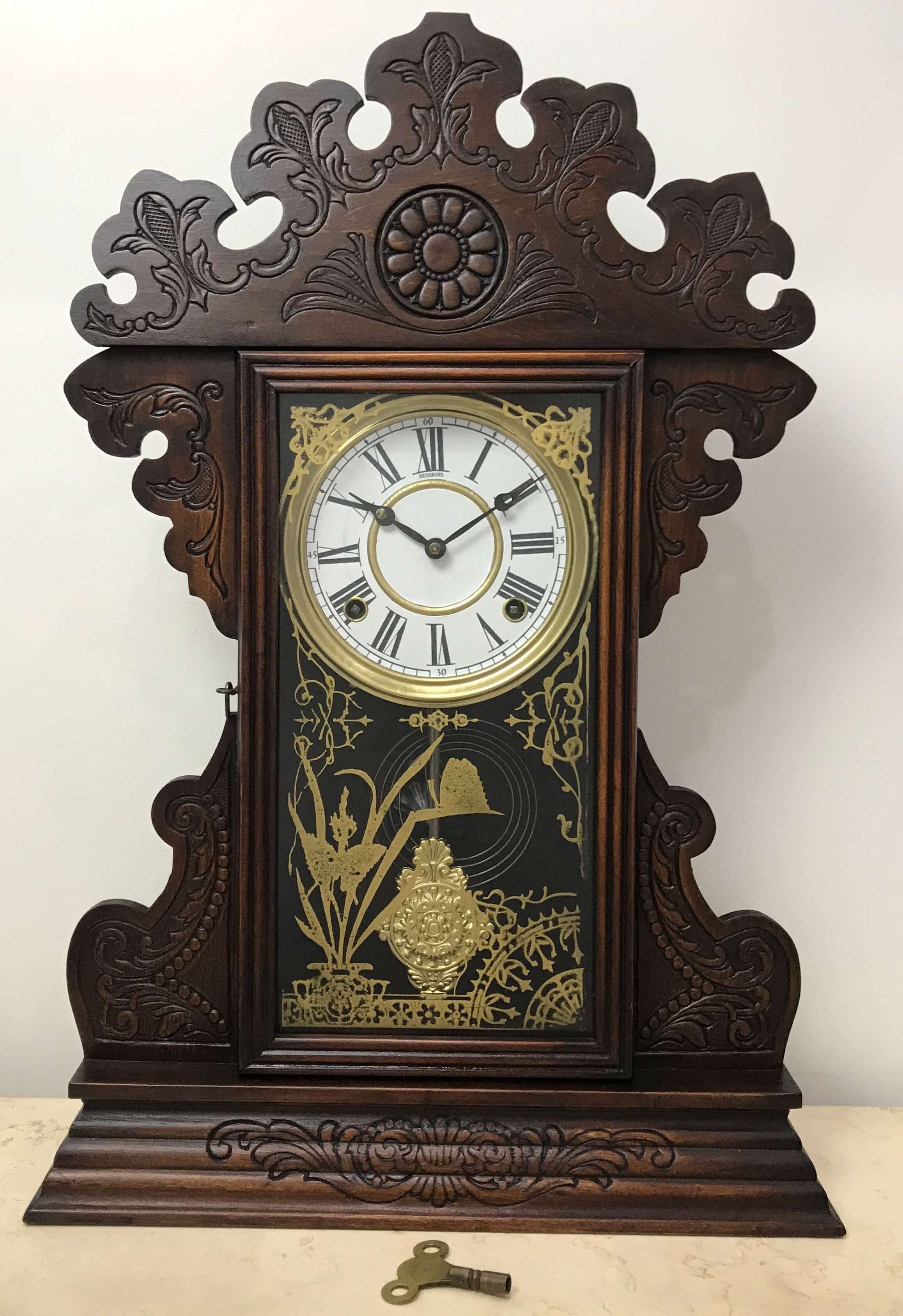 Antique Sessions Mantel Clock | eXibit collection