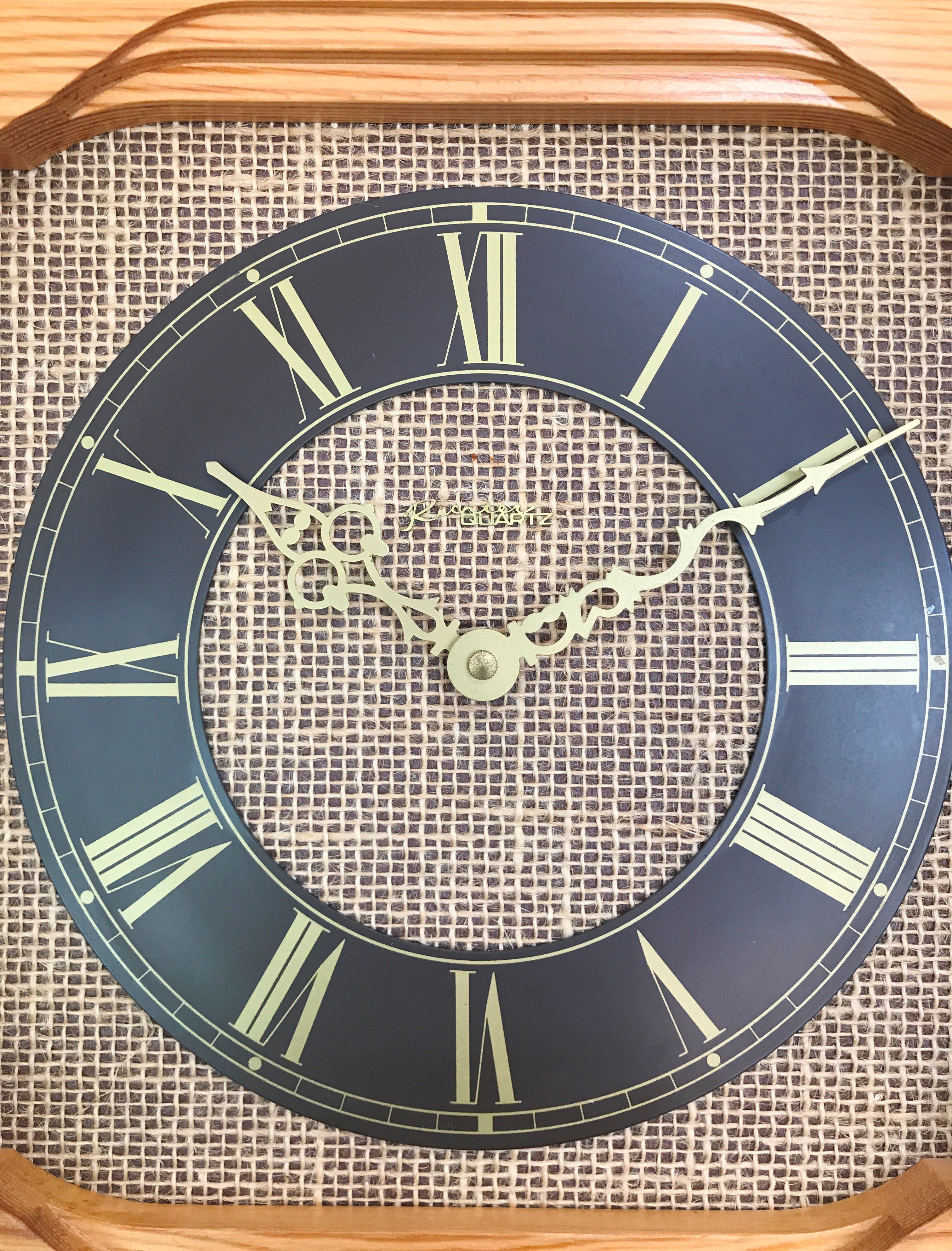 Vintage RICHTER German Battery Wall Clock | eXibit collection