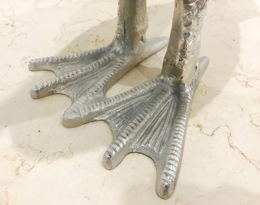 Vintage Sculptured Metal Swan | Adelaide Clocks