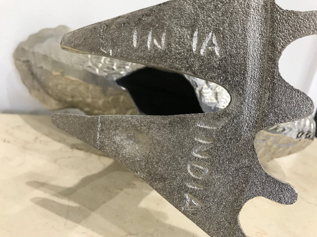 Vintage Sculptured Metal Swan | Adelaide Clocks