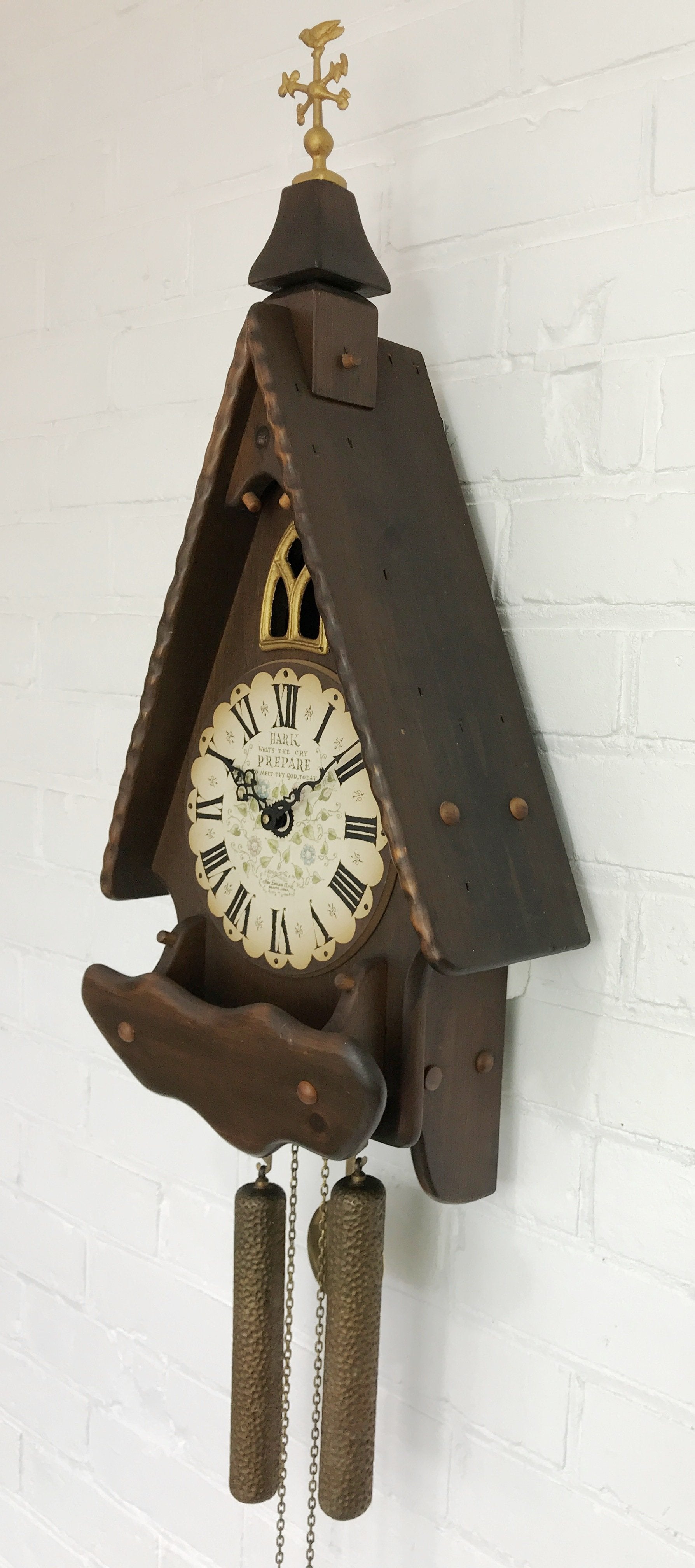 Vintage Cathedral New England Wall Clock | eXibit collection