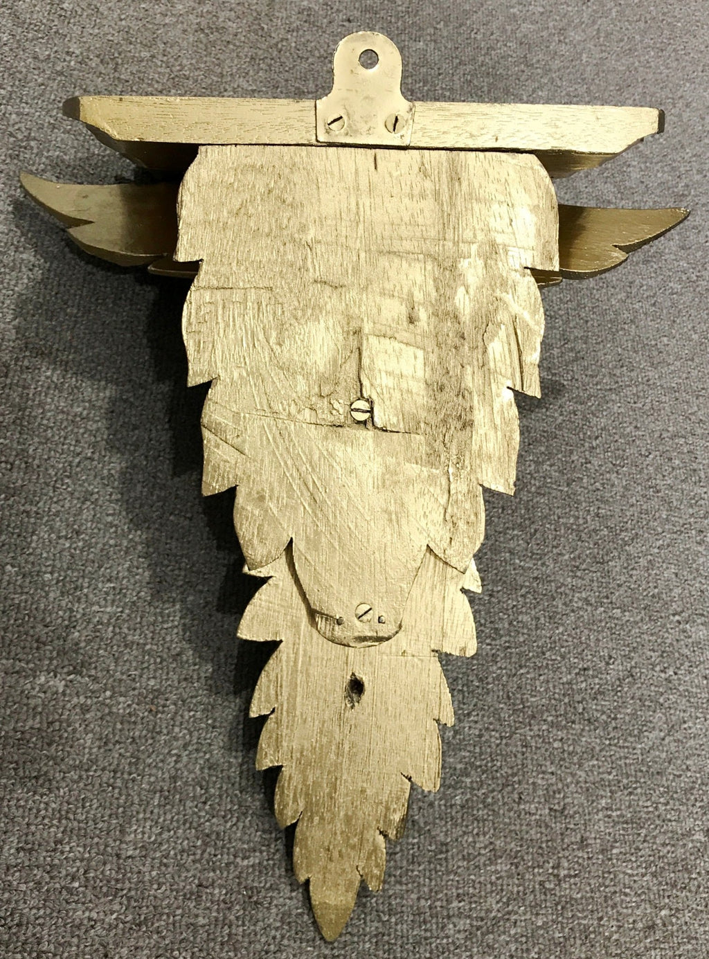 Wood Carved Eagle Wall Sconce | Adelaide Clocks