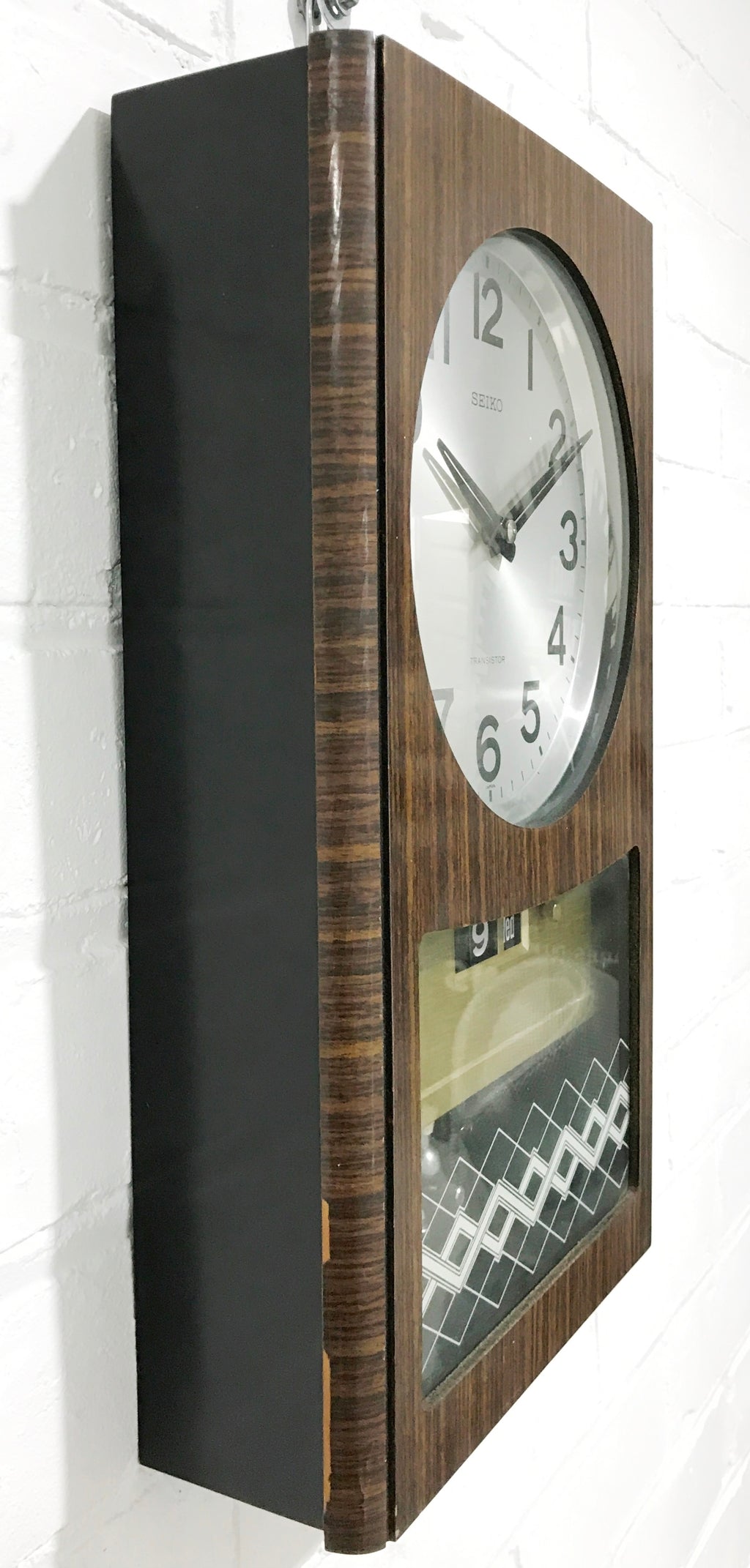 Vintage Time & Date Wall Clock | eXibit Collection
